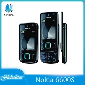 nokia 6600s refurbished original 6600 slide refurbished cell phone black color in stock refurbished free global shipping