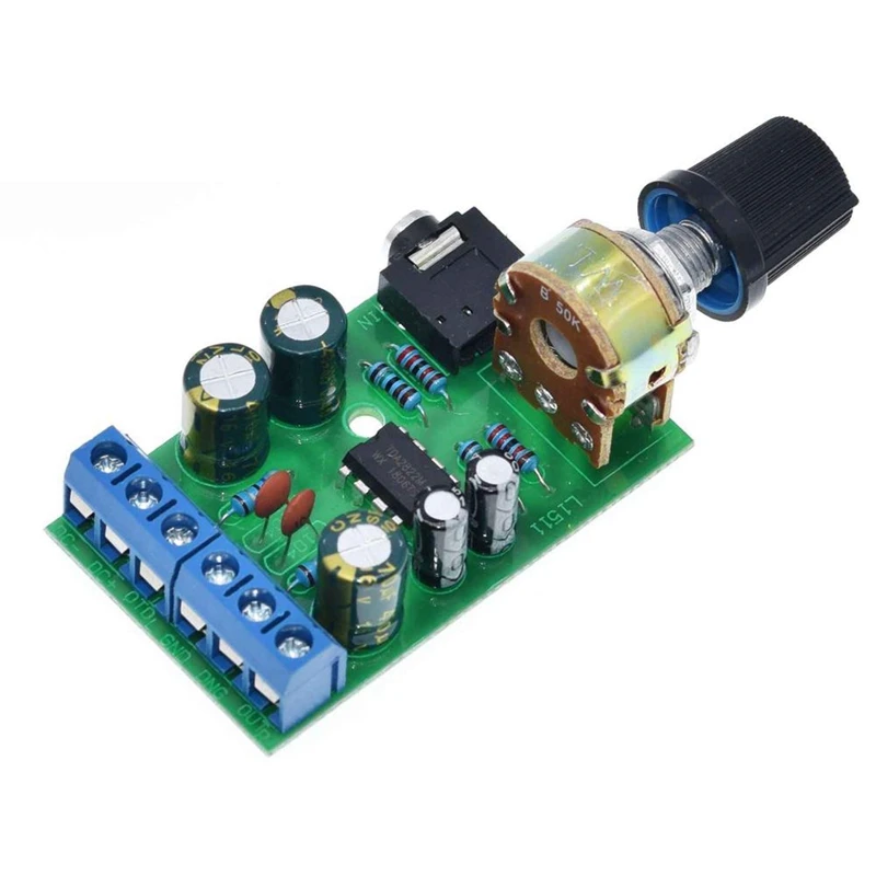 Мини DC 3 7 12V 5V TDA2822M 2 0 CH стерео аудио Мощность Плата усилителя 5 мм AUX