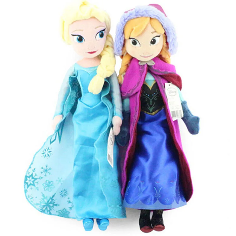 Плюшевая кукла Холодное сердце 40 см мультяшная аниме-фигурка Эльза Анна