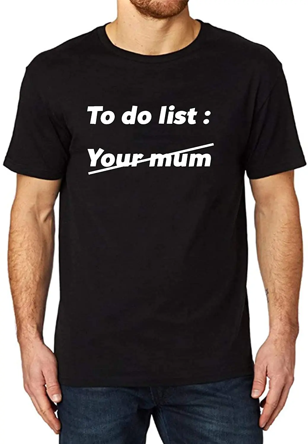 

Men's to DO List Funny Printed T-Shirt