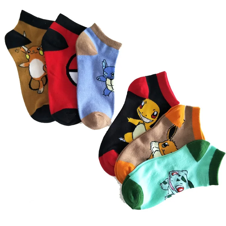 Весенне-летние носки для косплея с мультяшным аниме карманом милые кораблем