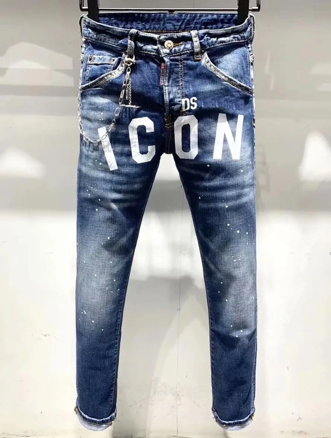 DSENQI новые мужские рваные джинсы для DSQ брюки Верхняя одежда 9626 | Мужская
