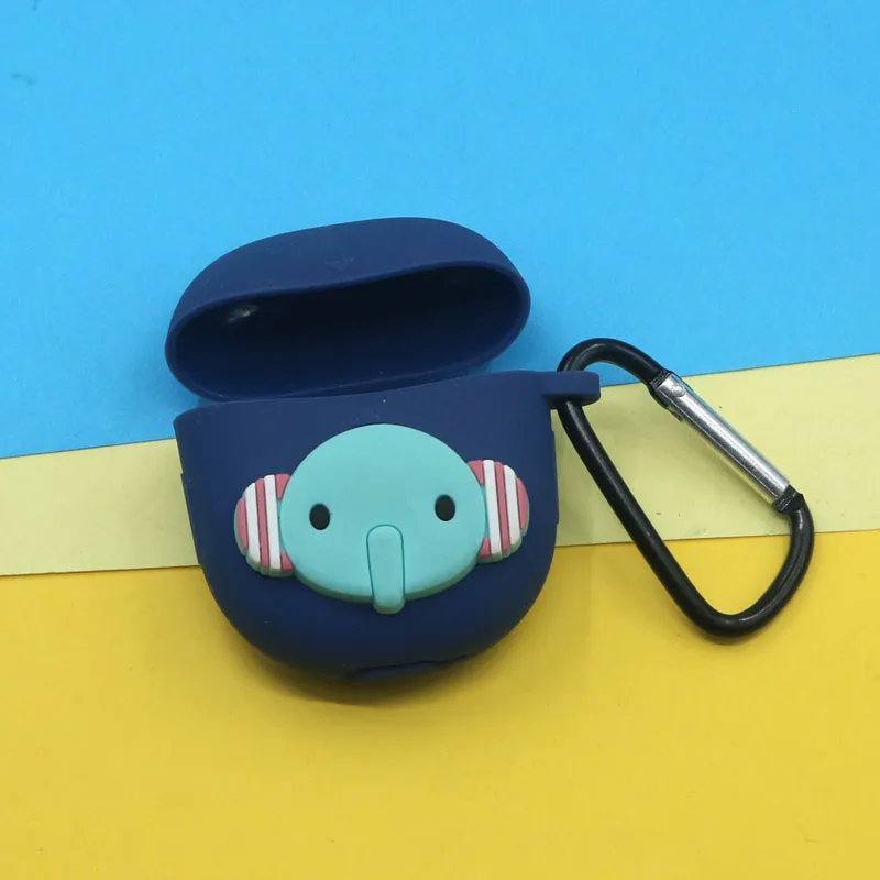 Cartoon Silicone Protective Case Full Earphone Cover Shell with Hook for ViVO TWS Neo Wireless Bluetooth Headset | Электроника