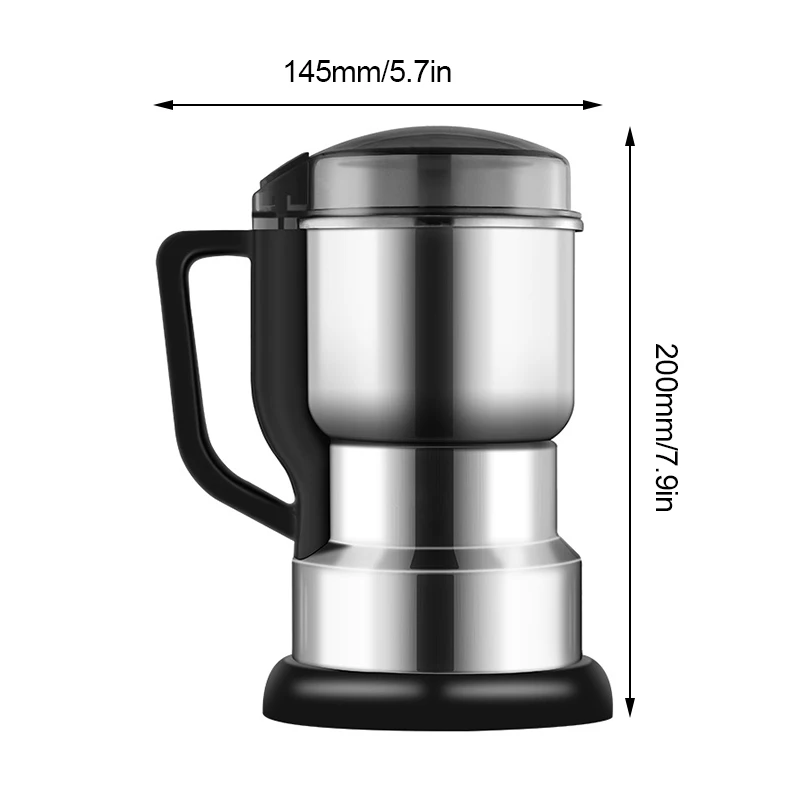 

Electric Coffee Grinder Multifunctional Kitchen Cereals Nuts Beans Spices Grains Grinding Machine Home Coffe Grinder Machine