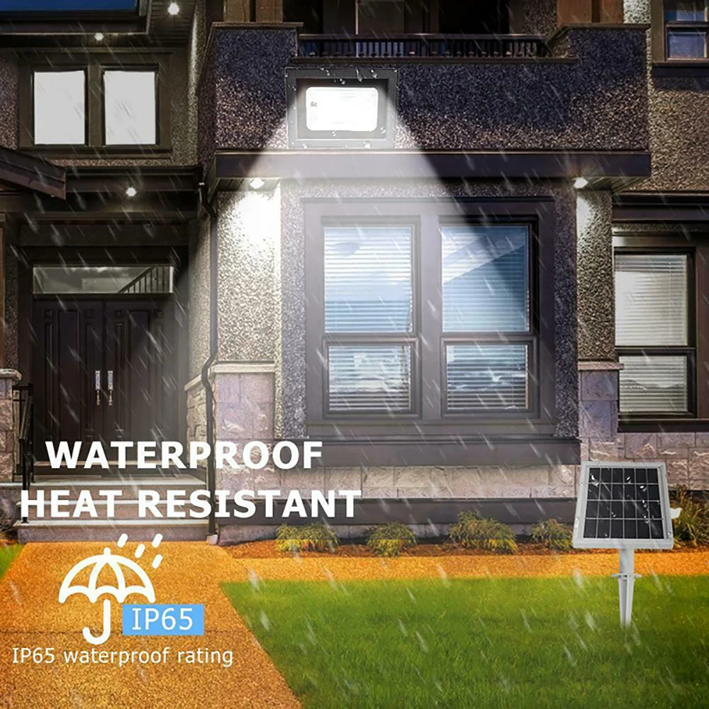 Mpow 42/64 светодиодный уличный фонарь на солнечной батарее отражатель с