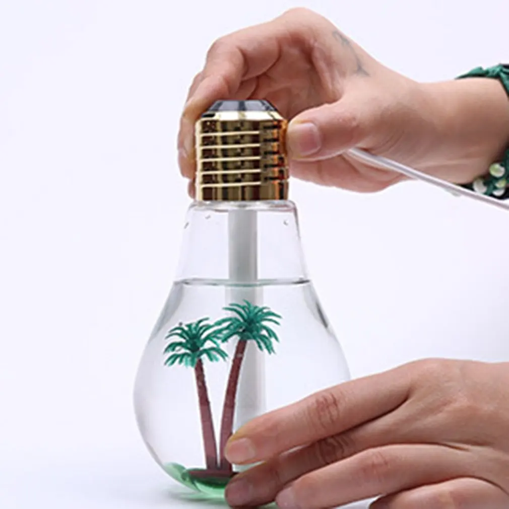 Creative Micro Landscape Usb Bulb Humidifier Ultrasonic Colorful Air Mini Car | Бытовая техника