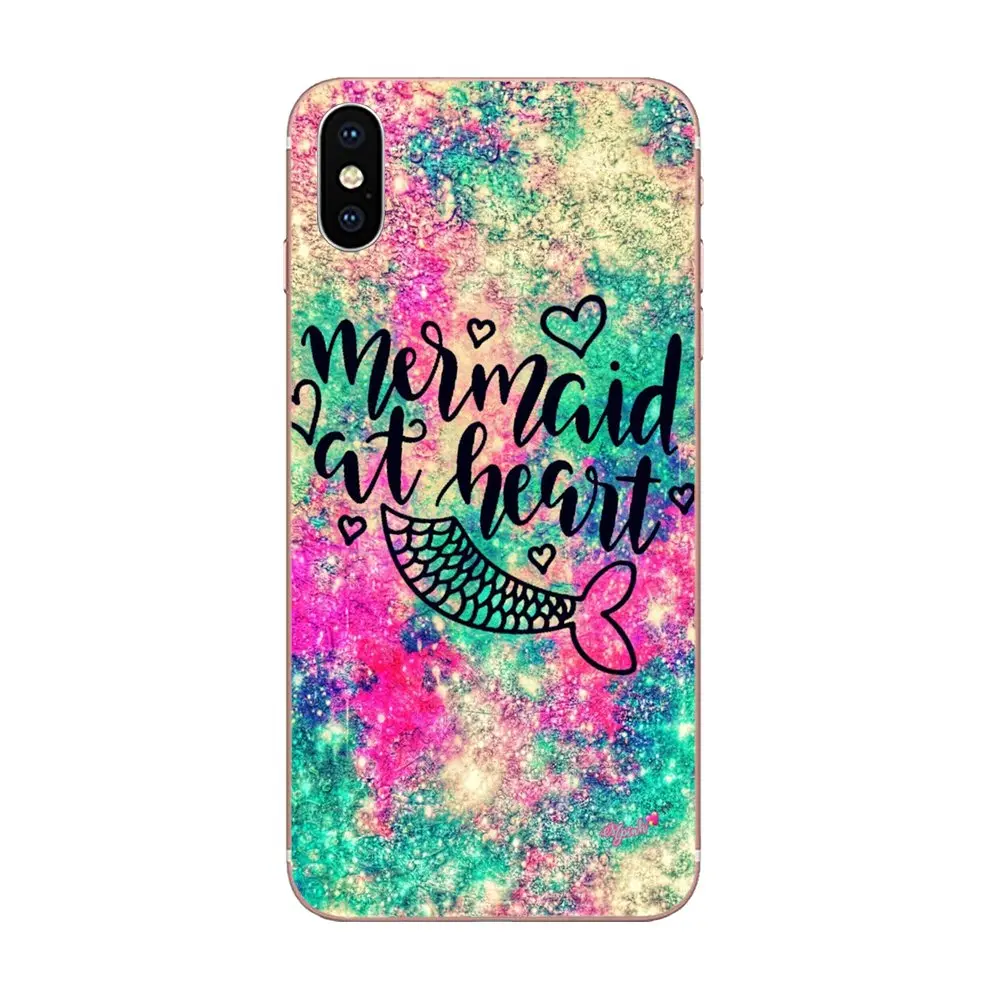 TPU сотовый телефон прозрачная принцесса Сексуальная Оболочка Русалка для Xiaomi Redmi