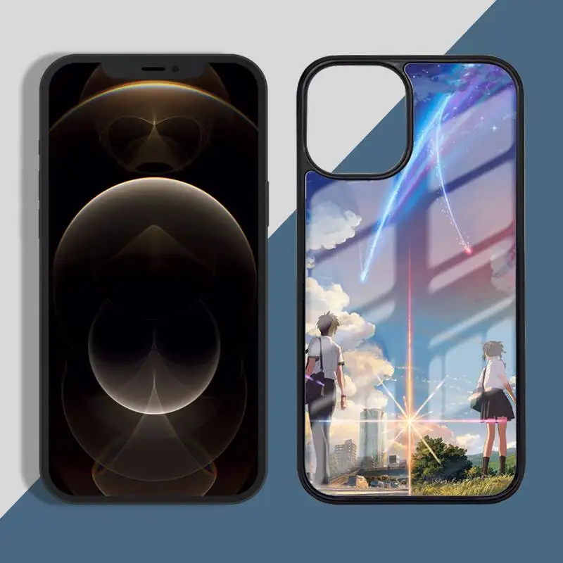 

Anime Your Name Phone Case PC for iPhone 11 12 pro XS MAX 8 7 6 6S Plus X 5S SE 2020 XR