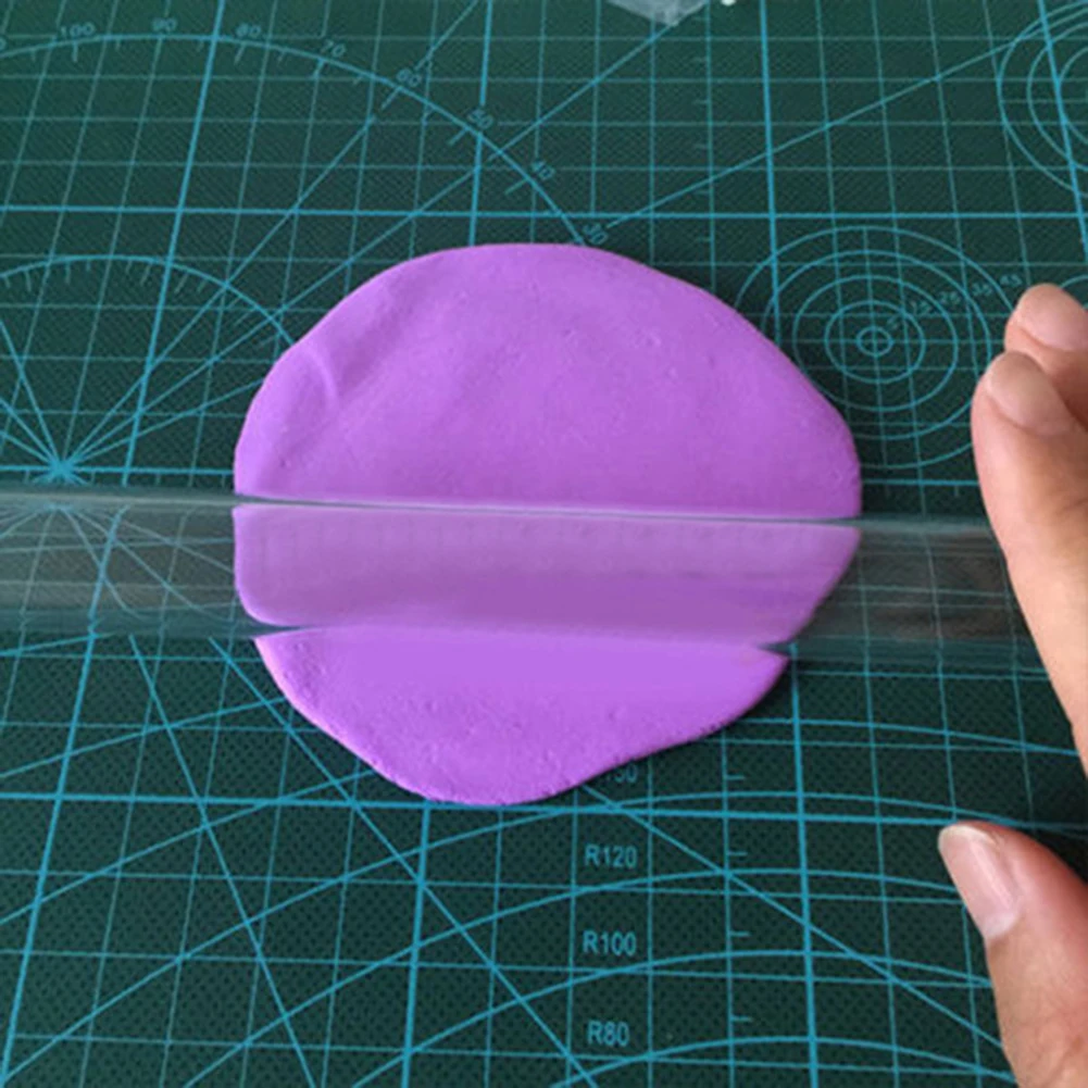 Полый акриловый ролик скалка для лепки из полимерной глины инструмент