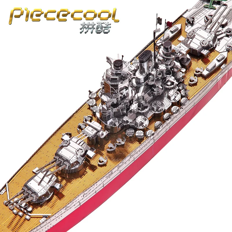 Piececool модель японский линкор Yamato 3D металлическая Головоломка в сборке игрушки