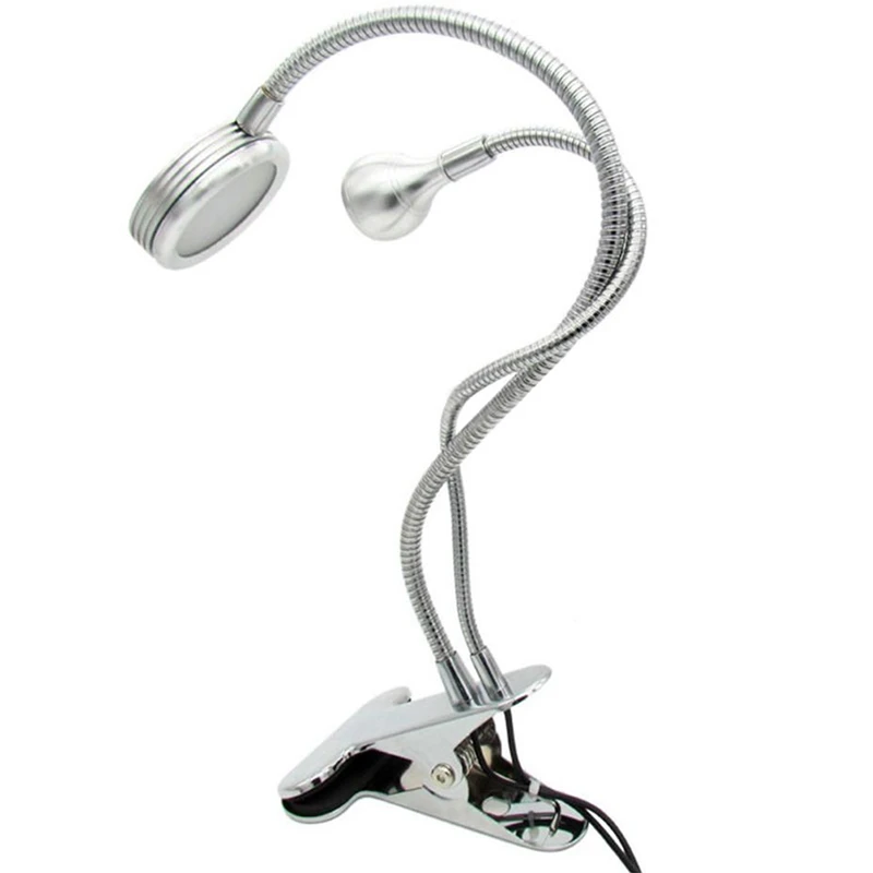 Креативный Настольный светильник 2 в 1 с зажимом дизайн Usb регулируемый холодный