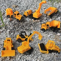 engineering vehicle plastic toy cars display model educational multifunction excavator toy car tractor juguetes toys dg50tc