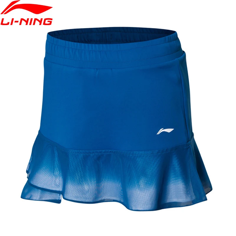 (Break Code)Li Ning Женская юбка для игры в бадминтон национальная команда на сухой базе li
