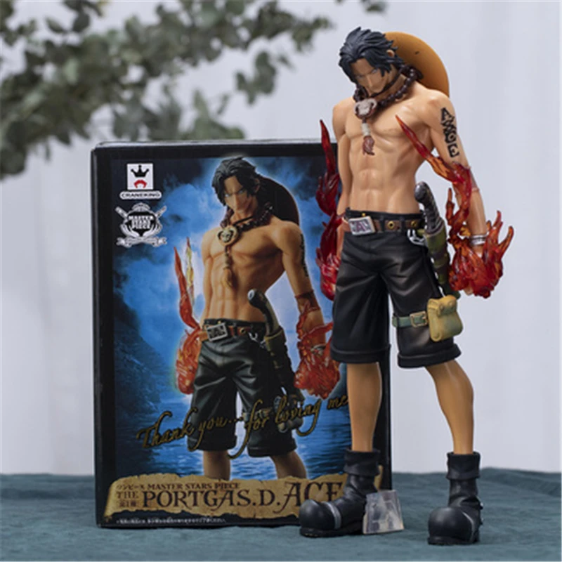 

Фигурка аниме Portgas D Ace из ПВХ, цельная фигурка аниме, экшн-фигурка, игрушка с изображением персонажа аниме, 26 см