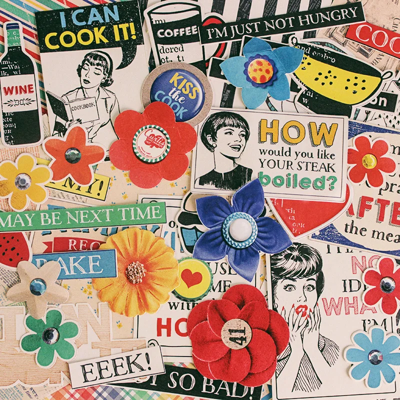 70 штук винтовых Стикеры s ремесла и Скрапбукинг книга Студенческая этикетка