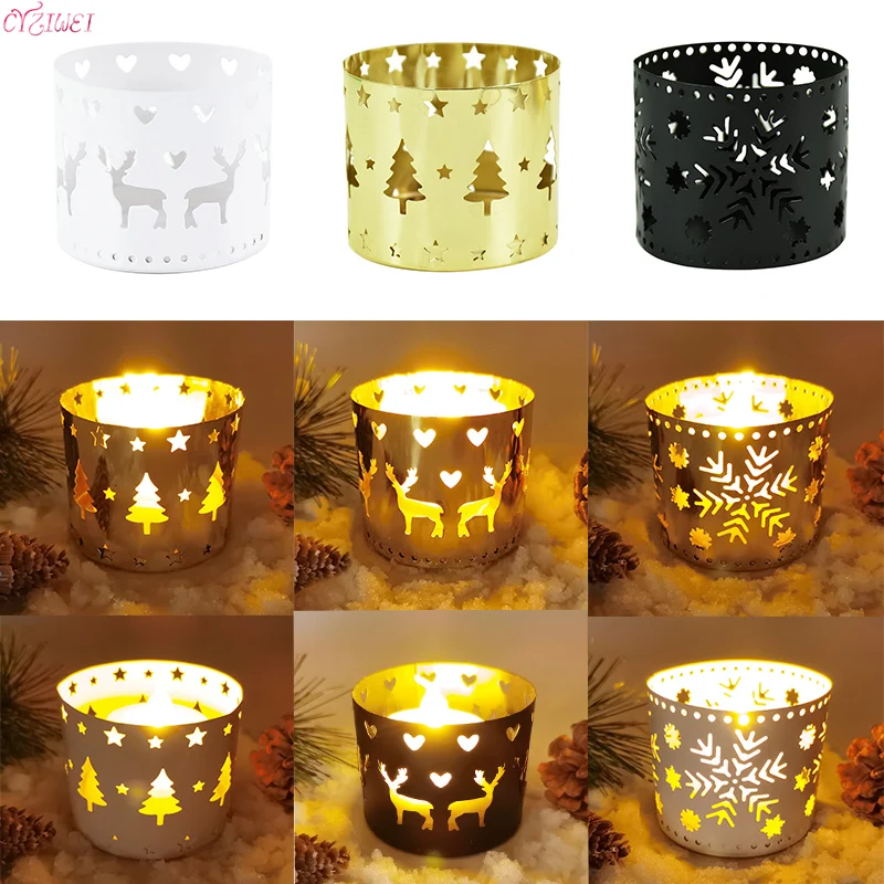 

Рождественский Железный полый подсвечник, Счастливого Рождества, украшение для фотографий, подарок на Рождество, Новый год 2022