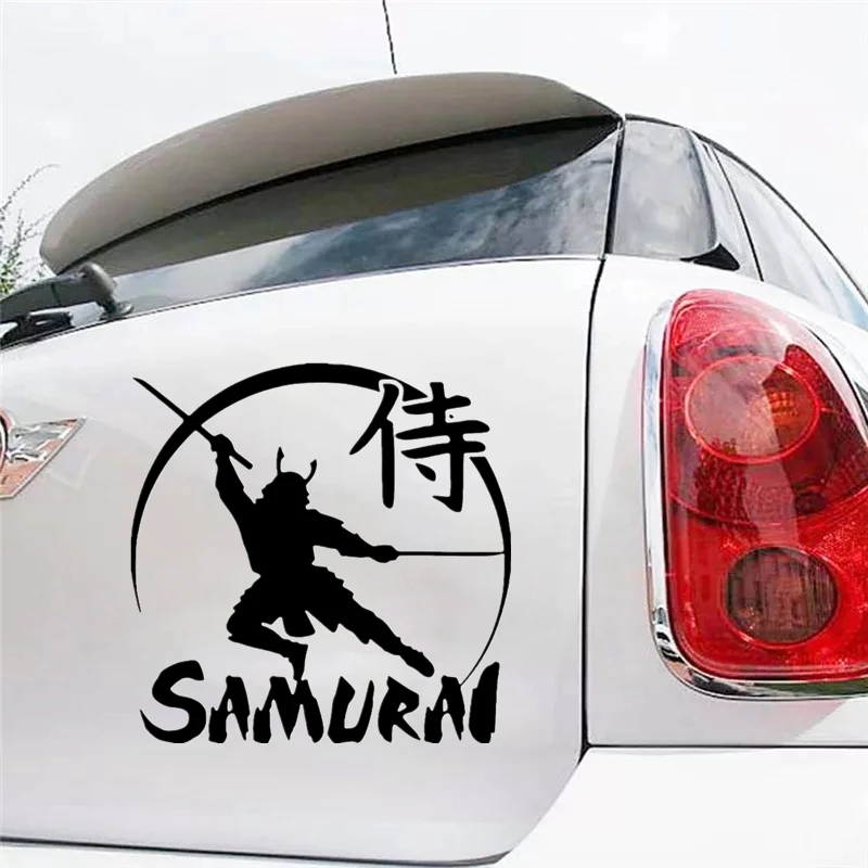 Cтикер SAMURAI для автомобиля CK3274# различных размеров виниловый наклейка водонепроницаемые автонаклейки для заднего окна бампера.