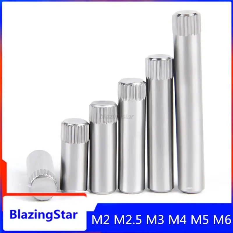 5/10/20X M2 M2.5 M3 M4 M5 M6 Spending 304 Stainless Steel Roll Shaft Pin Hinge Toy City Cylinder Positioning Rachis