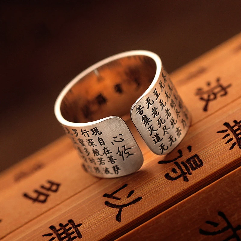 Женские кольца JIANERY серебряные буддизма эффектные ювелирные украшения на палец