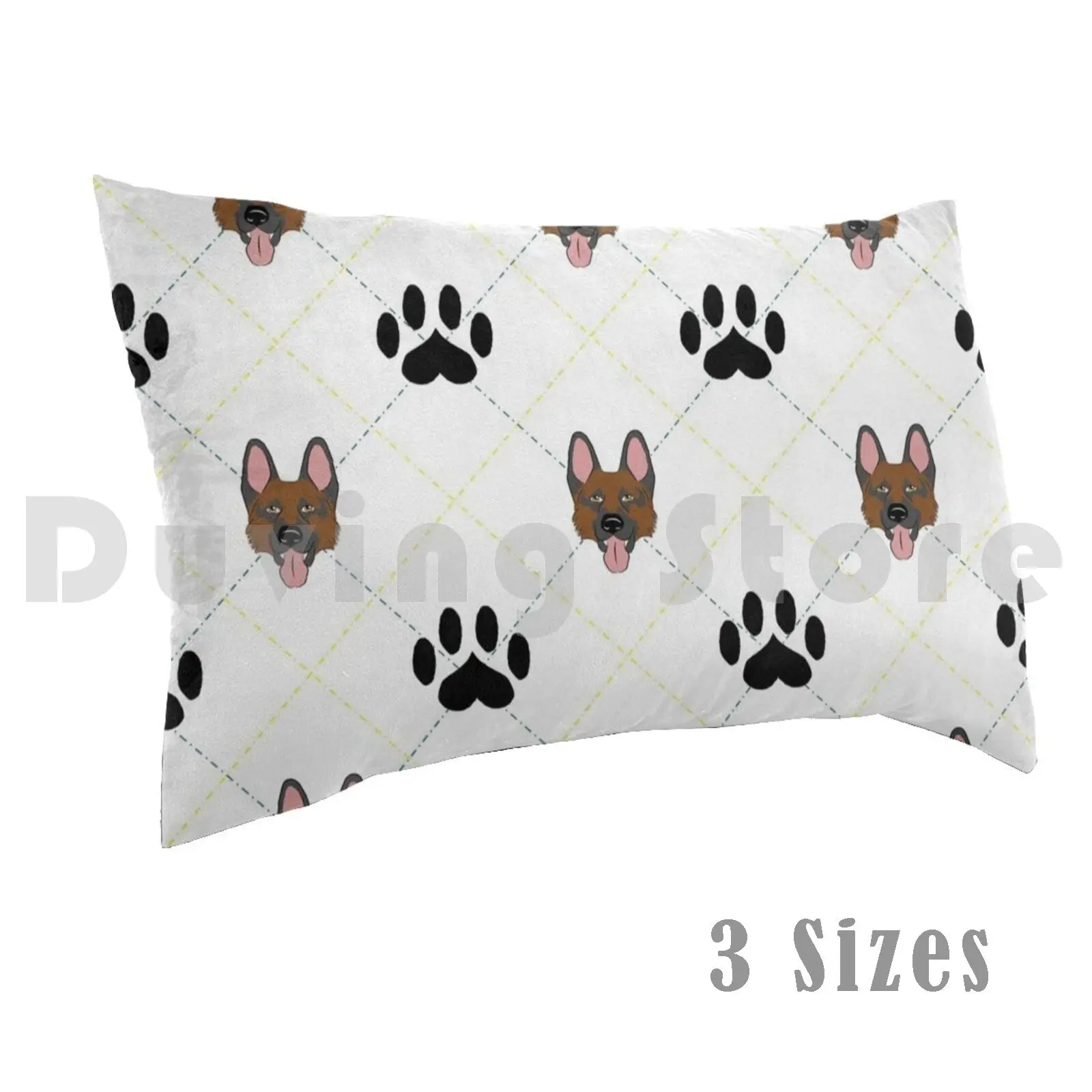 

Черная и желтая немецкая овчарка клетчатая Подушка Чехол Сделай Сам 50x75 черная и желтая немецкая овчарка черная и