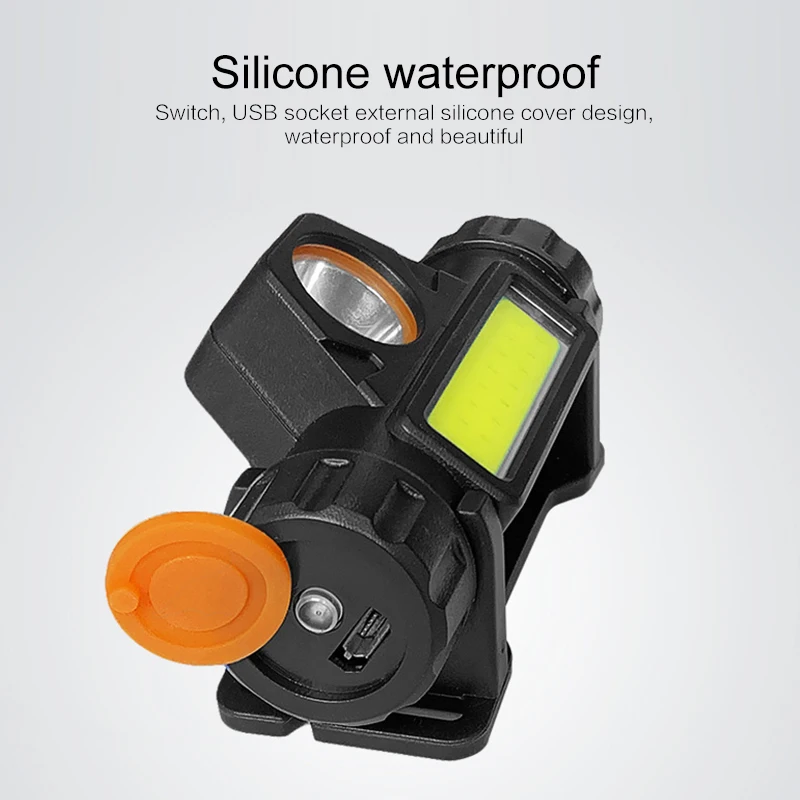 

LED Headlamp Headlight USB Charging Rechargeable Head Torch Outdoor Camping Fishing Climbing Headlight Flashlight Torch Hot Sale