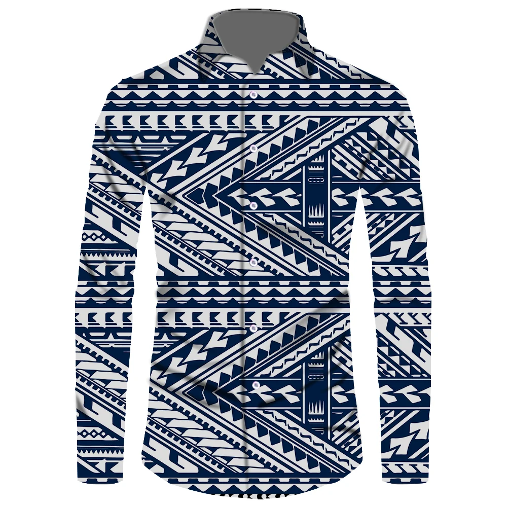 Полинезийская традиционная этническая футболка с гавайским принтом летняя