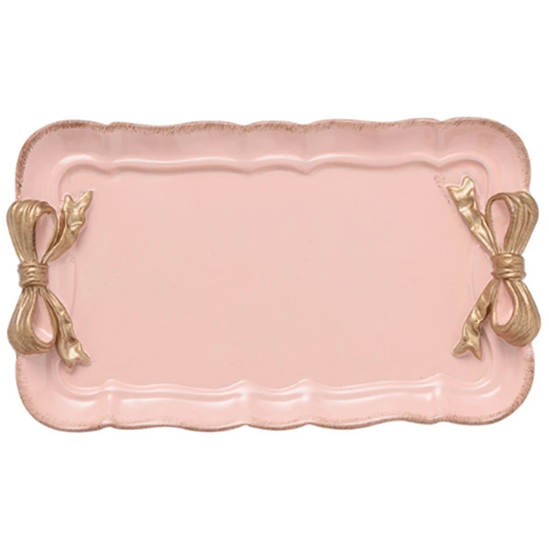 2 шт. европейский стиль лотки для хранения тортов с бантом органайзер макияжа