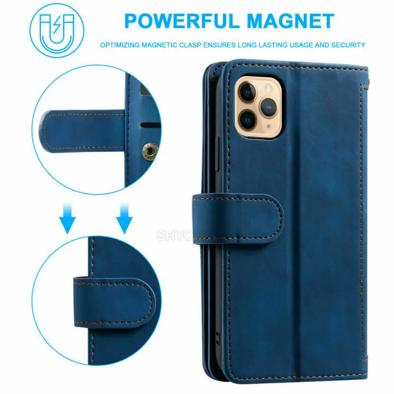 

For Samsung S20 FE Ultra/Plus S10 S10E Leather Wallet Card Slot Case Flip Cover