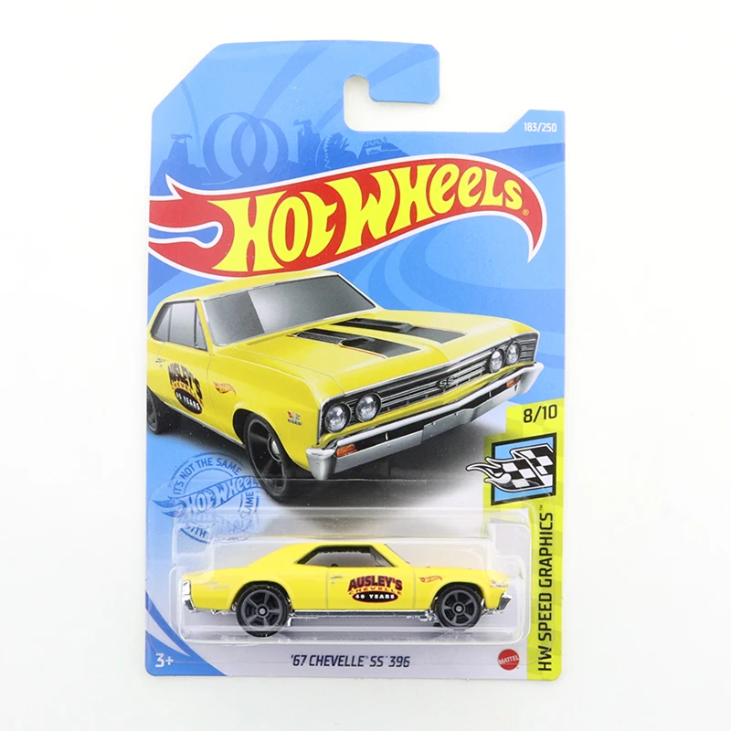 

2021Q No.183 Hot wheels Hot Small Sports Car 1/64 Alloy Die-Casting Car Model @67 CHEVELLE SS 396