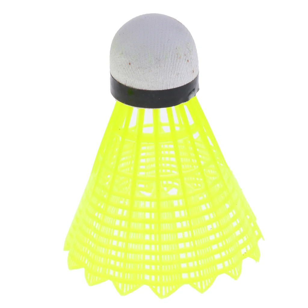 

6 Pcs Nylon Badminton Shuttlecocks Balls Sports Training Game Yellow
