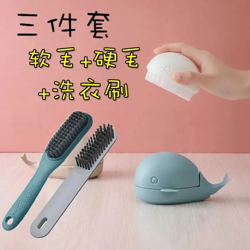 

Long-handled brush, shoe laundry brush, soft bristled shoe brush