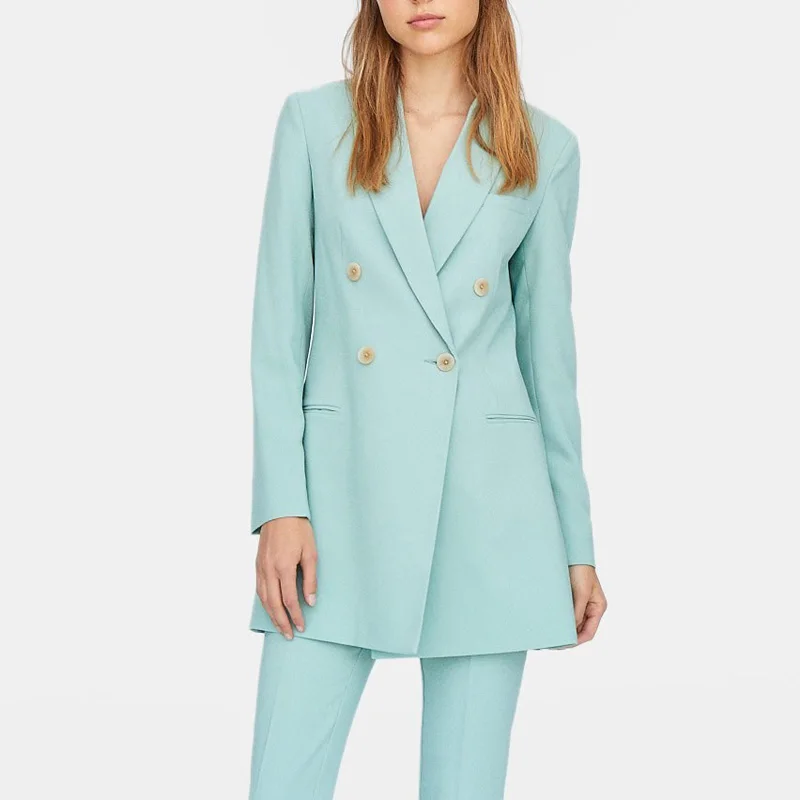 Весенние женские костюмы из 2 предметов черно-белая офисная Форма Женский