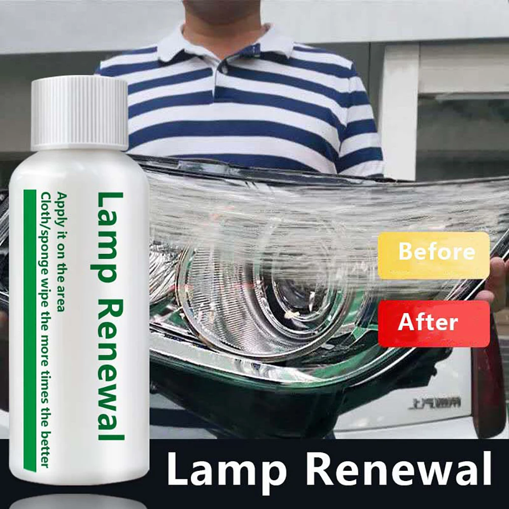 

20/50ml Liquid Polishing Coat Lamp Renovation Car Headlight Restoration Car Maintenance Lamp Retreading Agent