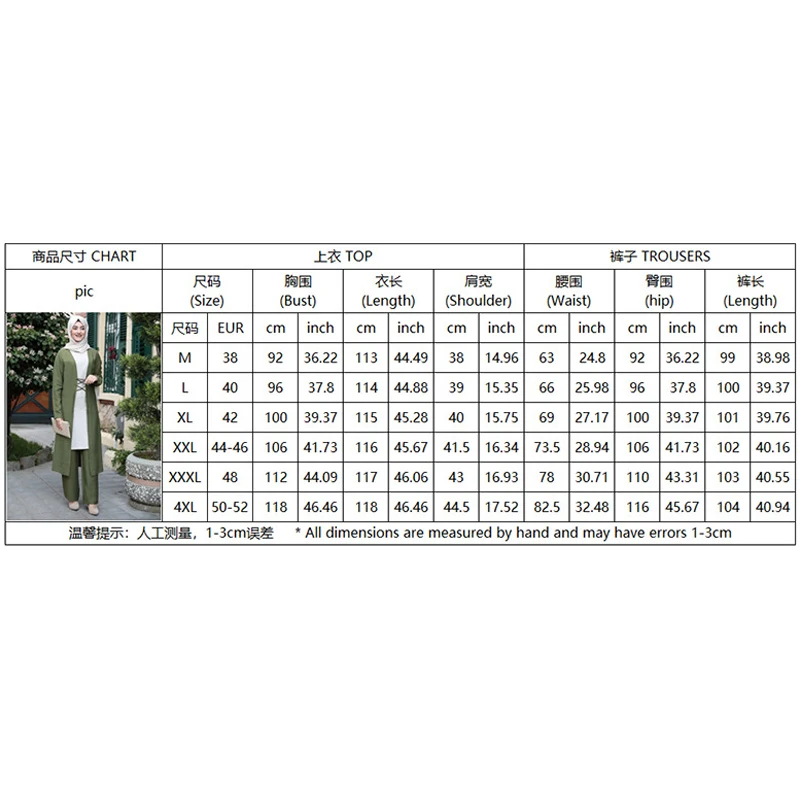 

Donsignet Muslim Woman's Sets Muslim Fashion Abaya Three Piece Set Middle East Dress Pants Muslim Suit Abaya Duabi Abaya Turkey