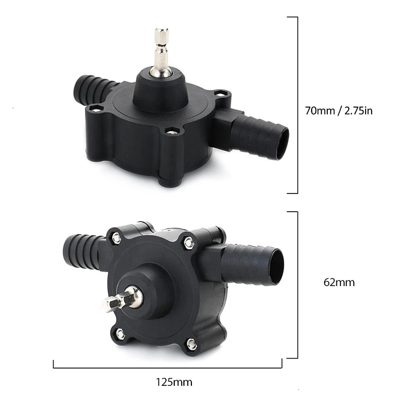 Ручная электрическая помпа для дрели Удобный насос прямого типа воды