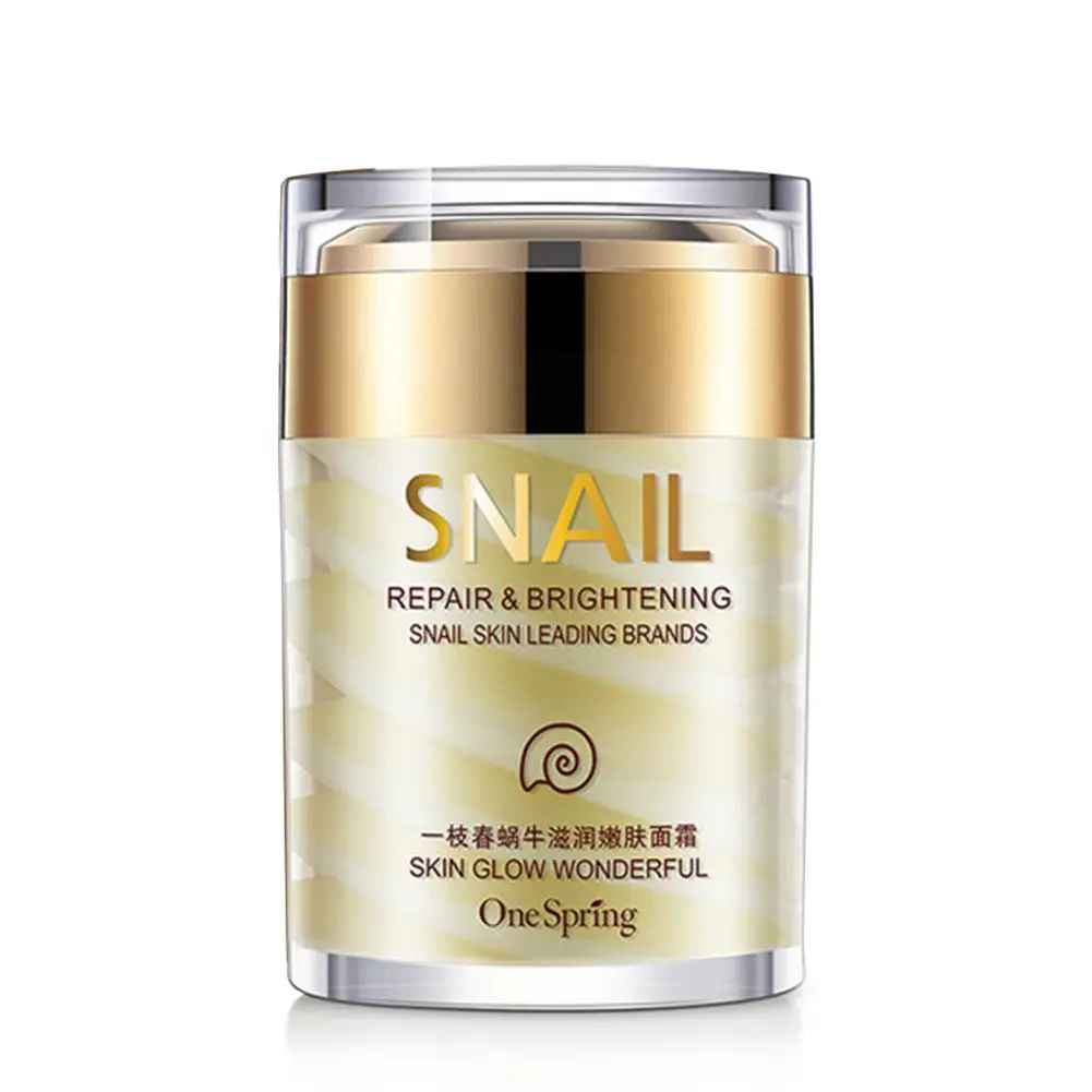 

60g OneSpring Natural Snail Cream Facial Moisturizer Face Cream Whitening Ageless Anti Wrinkles Lifting Facial Firming Skin Care