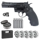 Пистолетный револьвер GNB Colt Python 4 + пулевой преобразователь 2 Co2 пули и 500ct свинцовые гранулы классический домашний декор металлический настенный знак