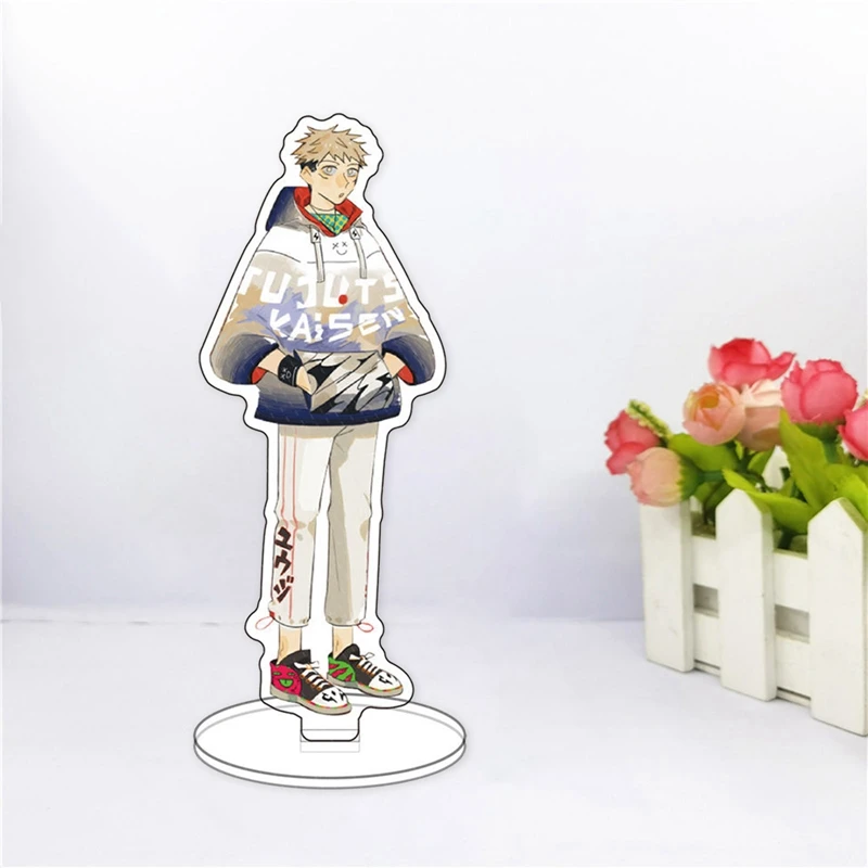 

2021Japan Anime Jujutsu Kaisen Acrylic Figure Stand Model Plate Desk Decor Cosplay Keychain New Year Gift