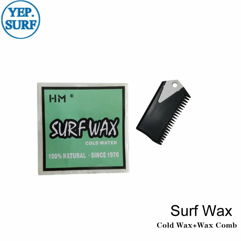 

SUP Surf Board Cold Water Wax and Wax Comb in Surfing Surf Wax