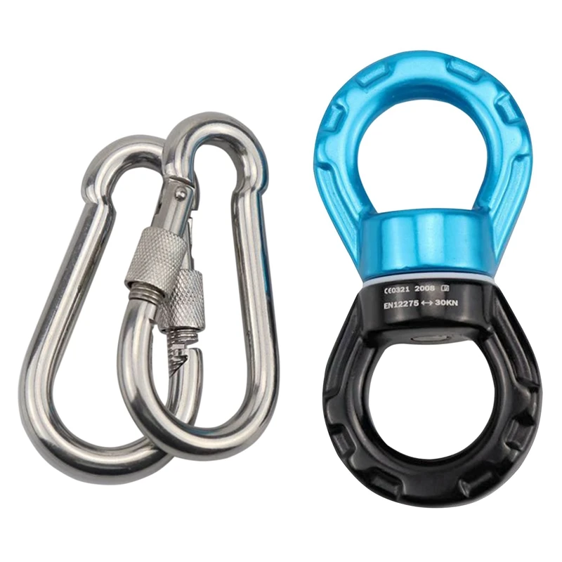 

Rock Climbing Outdoor Aerial Yoga Hammock Rotating Ring Swing Rotating Connector Universal Ring TV WIA Rotating Ring