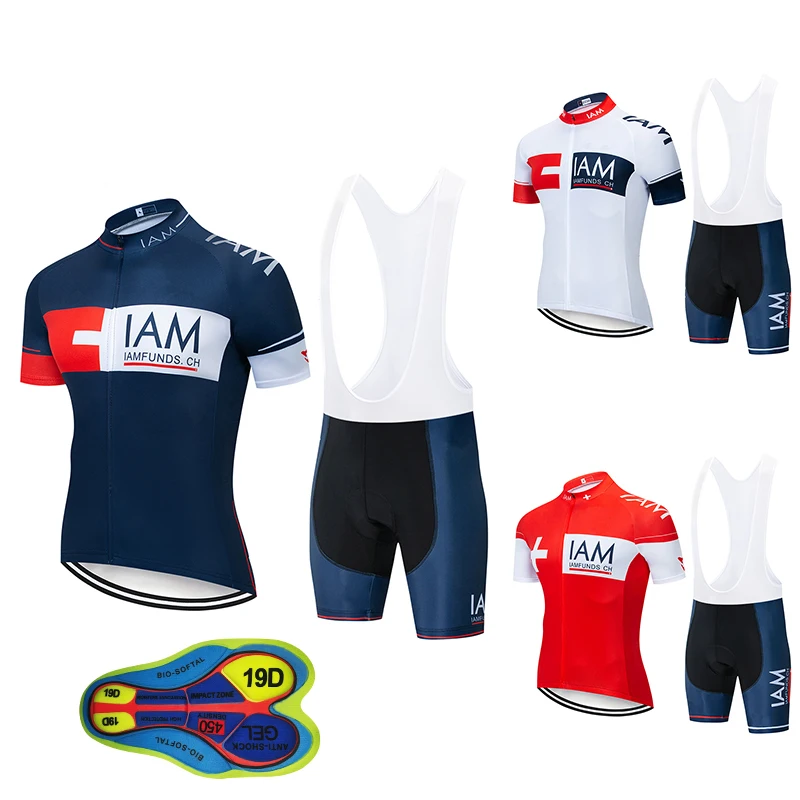 IAM Pro Team, мужская летняя велосипедная майка, комплект с шортами, гелевая подкладка высокой плотности, MTB, комплекты одежды, одежда для велосипеда, дорожный костюм