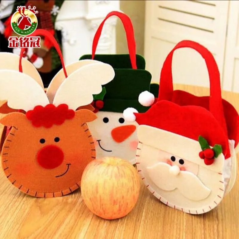 

Rosami Christmas Candy Bag Decoration Children's Holiday Supplies Creativity Cartoon Santa Claus Pocket RJR-080