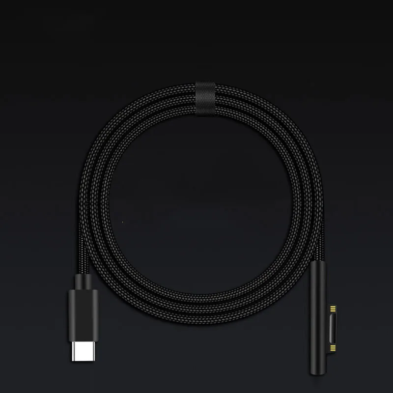 Блок питания USB Type-C 65 Вт 15 В 3 А для Microsoft Surface Pro 4 5 6 Go зарядный адаптер PD кабель шнур