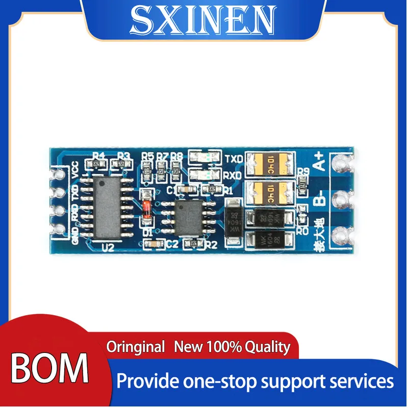 TTL поворотный Модуль RS485 485 в последовательный Реверсивный аппаратный