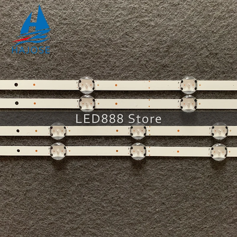 Набор из 5 штук = 20 штук светодиодной ленты для 43PUS6031 LT-43C870 LT-43C862 43HK6T74U TOSHIBA 43U6763DA 43U5766DB 43U6663DB VESTEL 43" DRT UHD A B-TYPE включен.