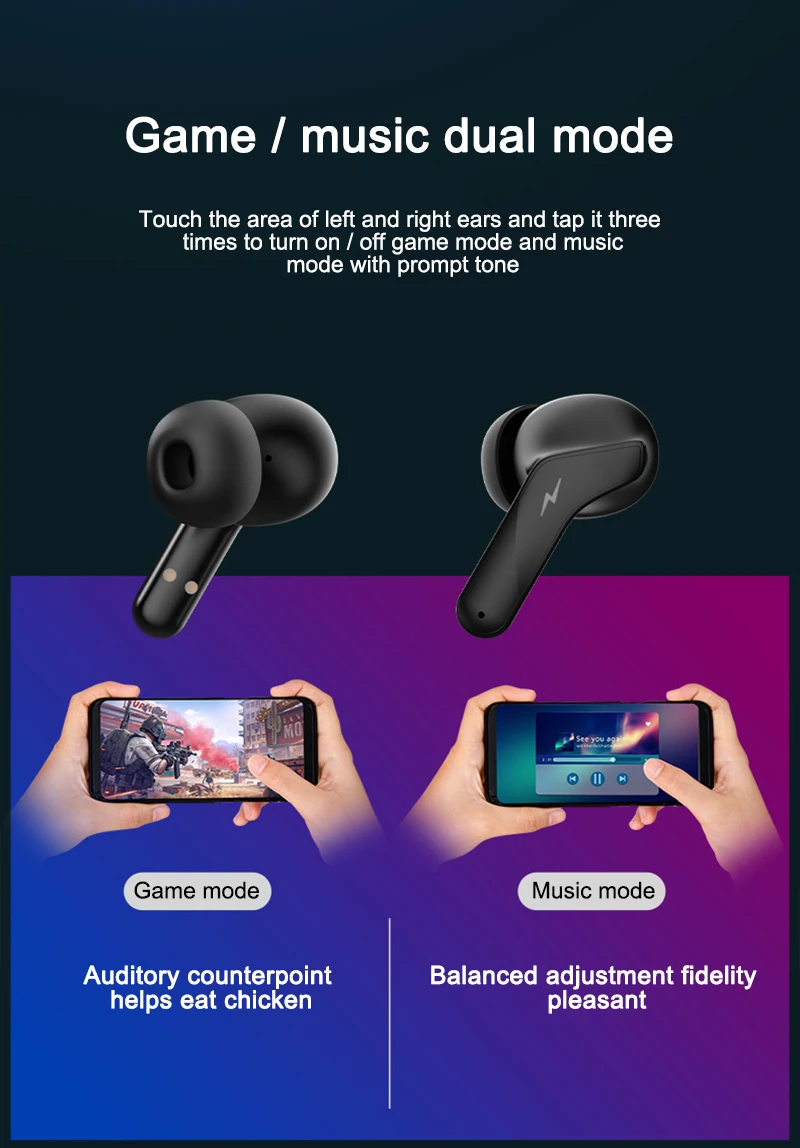 Гарнитура Jazz A1 спортивная с поддержкой Bluetooth 5 0 и чипом ATS3015 | Электроника