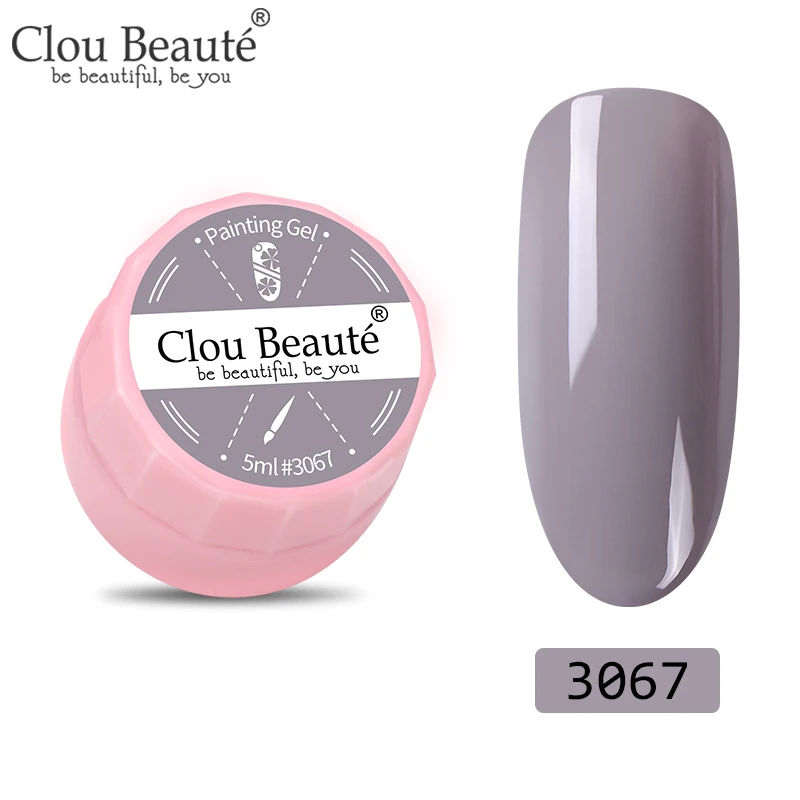 3067 Clou Beaute 72 цвета гель-краска УФ/светодиодный гель для ногтей замачиваемый дизайн ногтей светодиодный лак для ногтей УФ-гель для ногтей DIY Краска паук гель лак - Цвет: 3067