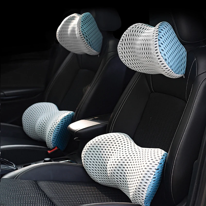 Дышащая хлопковая Подушка с эффектом памяти для физиотерапии поясничная подушка