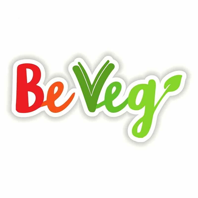 Dawasaru быть Вег веганских материалов с логотипом персонализированные наклейки для