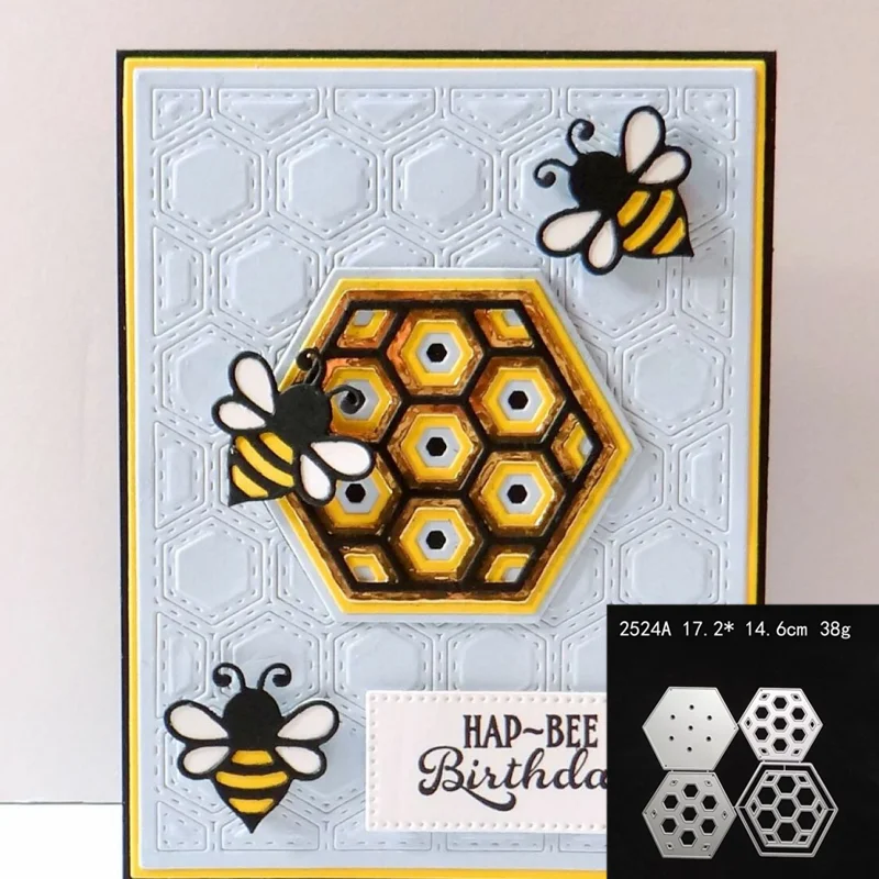 

2021 новые металлические штампы с сотовой сеткой для вырезания «сделай сам» Скрапбукинг тиснение бумага фоторамка штампы ремесленный шаблон...